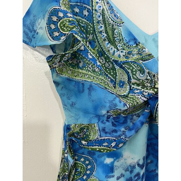 Y2K 90s Top M Paisley Art Groovy Fairy Festival Indie Dainty Feminine Dreamy - Picture 3 of 12